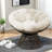 Modern Wicker Accent Chair, Ergonomic Steel Frame, Ideal For Living Room