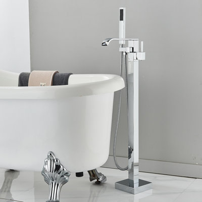 Floor Waterfall Faucet with Diverter