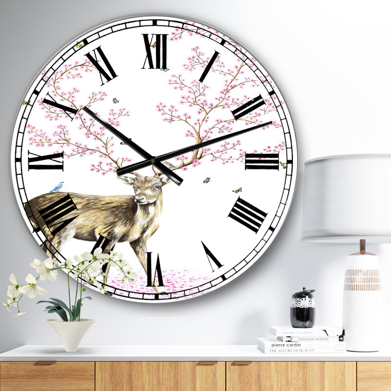 Horloge murale cerise Cherry Blossom, Petit