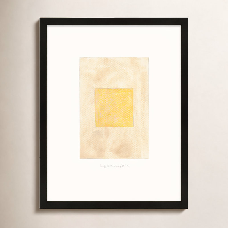 Untitled (Tonal Shift) No.1 By Beth James - Framed Wall Art, 20" H x 16" W x 1.25" D, Black Framed