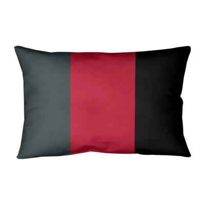 Striped Linen Reversible Throw Pillow