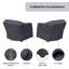 Housses pour fauteuil club Lyal