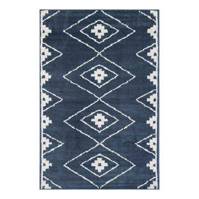 Latitude Run® Vefsna Nikolis Rug Blue