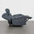 Olathe Genuine Leather Dual Motor Power Reclining Lay Flat Sofa With Power Headrest-841868848