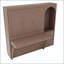 Grand lit escamotable avec bureau, rangement et lumière DEL-131248616