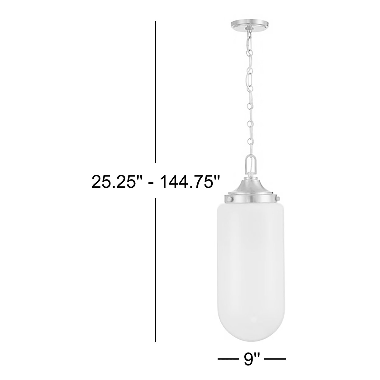 Beachwood 3 - Light Single Pendant, Satin Nickel