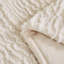 Couverture de luxe en fausse fourrure crème-122097284
