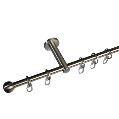 12cm Single Curtain Pole