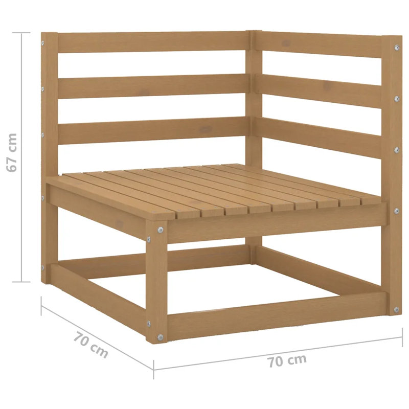 Leighlani Seating Group, Honey Brown