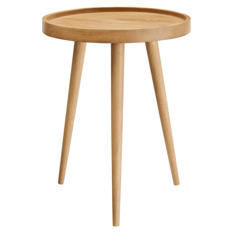 Modway Chiro End Table, Natural