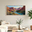 Tableau encadré sur toile « Canyon du désert », 147 x 71 cm (58 x 28 pouces).-2054960798
