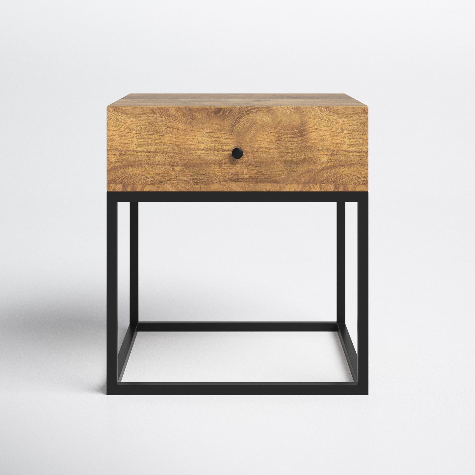 Emilia 1 - Drawer Nightstand, Brown