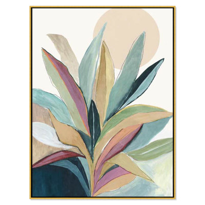 Sherbrooke Sunny Bright Leaves I by Asia Jensen Print