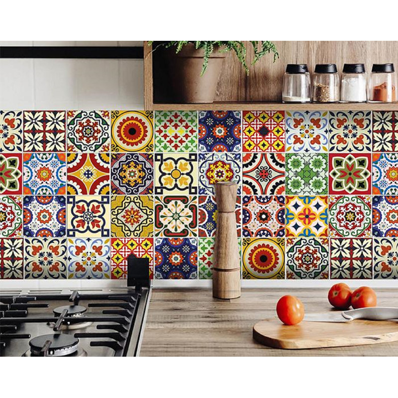 7'' W x 7'' L Vinyl Peel and Stick Mosaic Tile