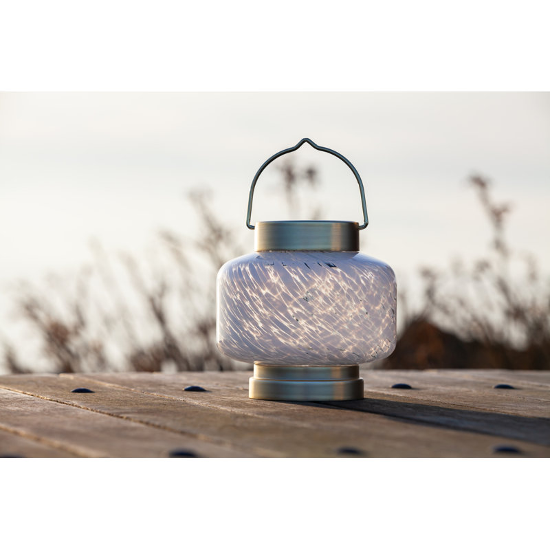 5.5'' Solar Powered Integrated LED Square / Rectangular Lantern