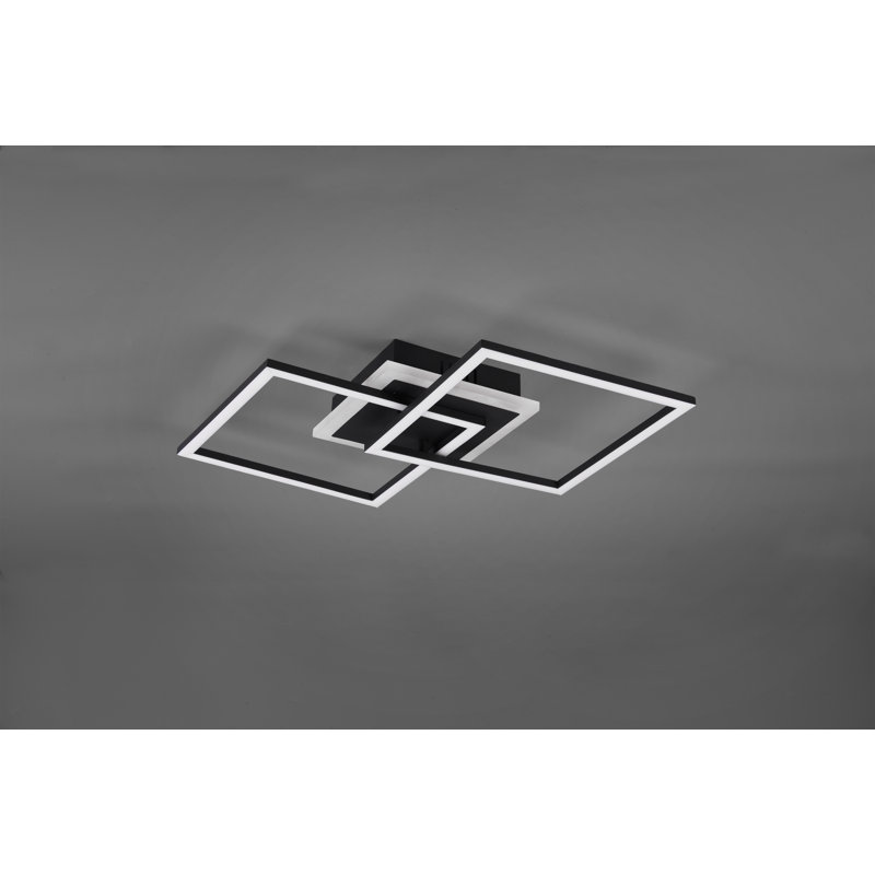 Novi 3-Light 57.5cm LED Integrated Flush Mount, Black