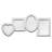 Burrill White Beaded Picture Frame