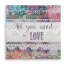 «Boho Love», reproduction d'impression sur toile tendue-21907254