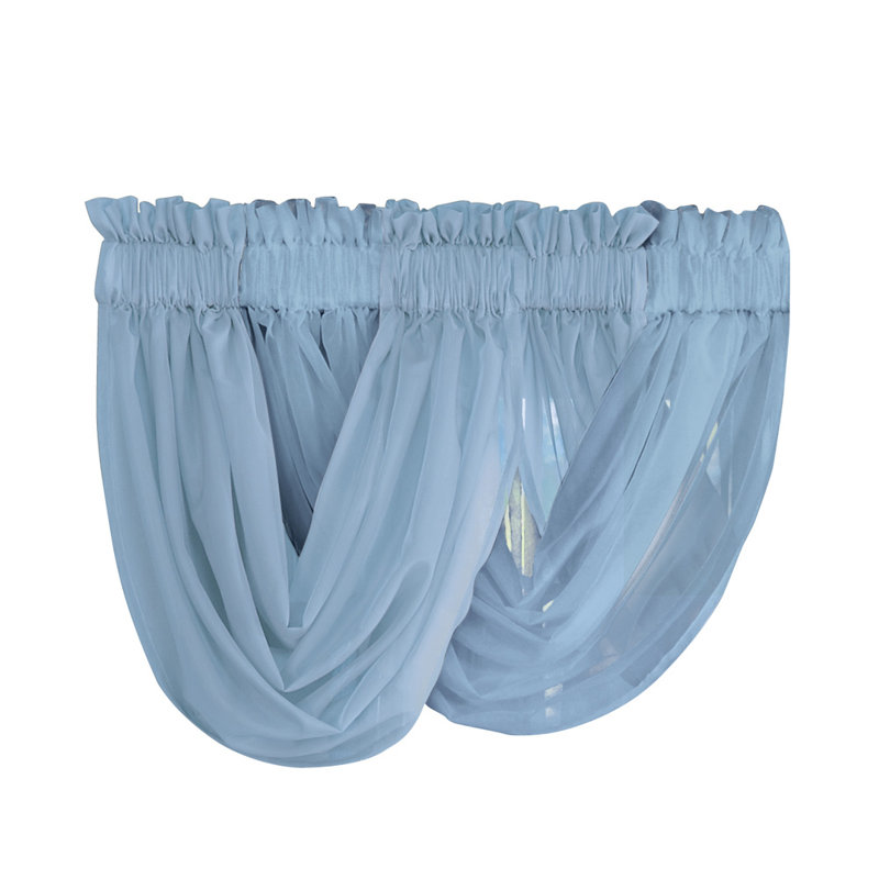 Furman Swag Window Valance, Blue