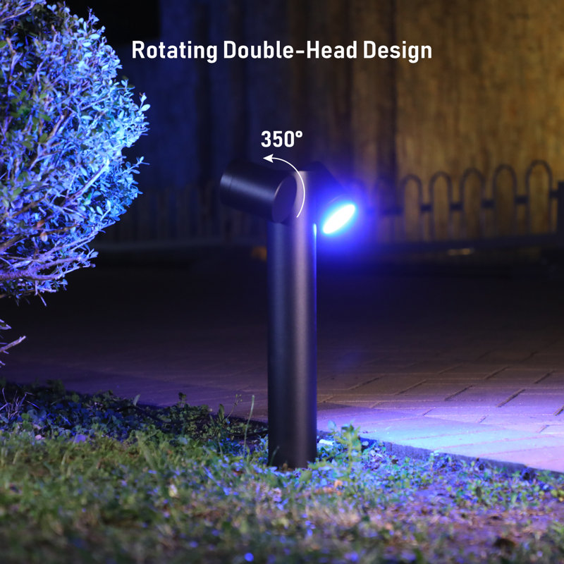 Led Smart Low Voltage Pathway Landscape Lights, App Control, 12V-24V Ac/Dc 800Lm, 2700K-5000K&Rgb