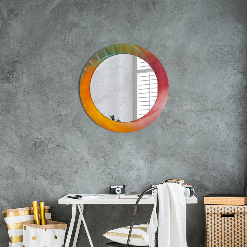 Huldar Glass Flat Wall Mirror