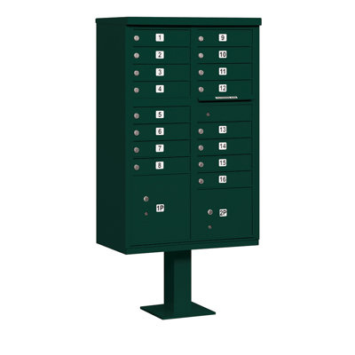 30 in x 62 in Multi-Unit Mailbox