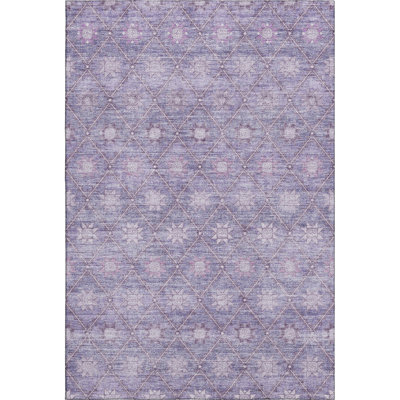 Premium Machine Washable Crestover AMF1858 Lattice Rug