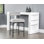 Upholstered Stool with Metal Frame
