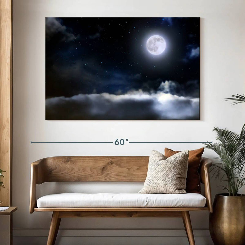 Oberle Glowing Moon, 34" H x 51" W
