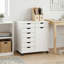 Solid Wood Rectangle Accent Cabinet-2088408627