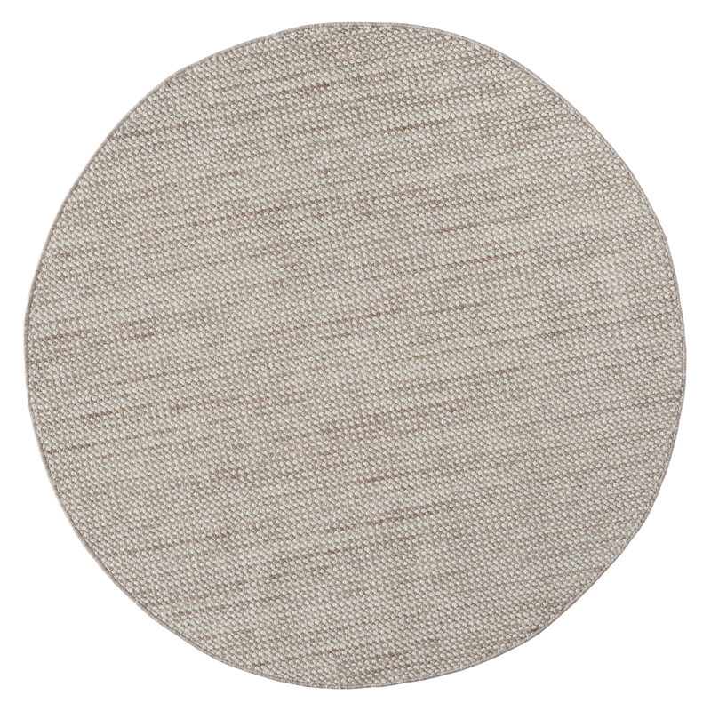 Elysia beige Rug, Round 120cm