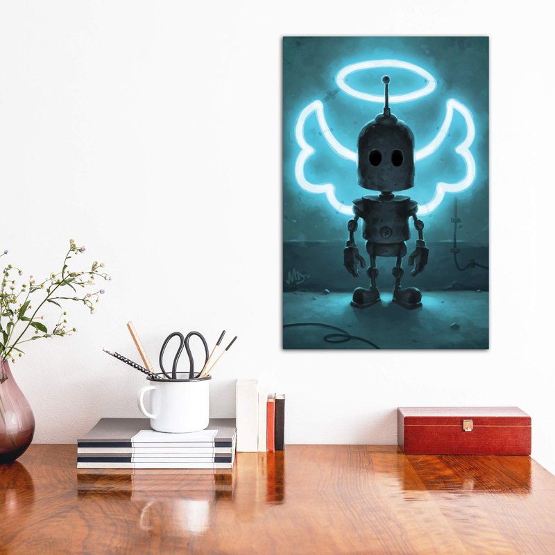 Divinity par Matt Dixon - impression d'art graphique, H 60 po x l 40po x P 1,5 po, Toile tendue