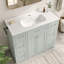 Meuble-lavabo à 6 tiroirs avec porte-serviettes Highworth-1132896512