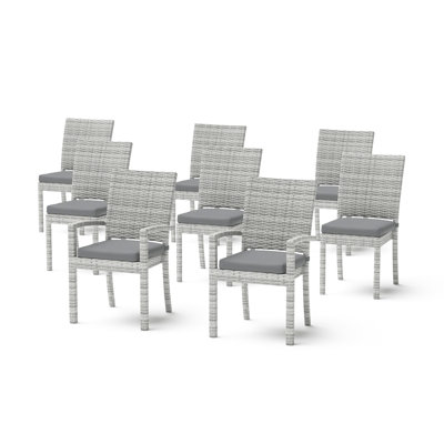Ensemble de 8 chaises de patio empilables Fionnula Sunbrella