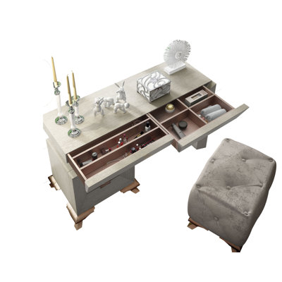 Ensemble de meuble-lavabo avec tabouret