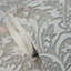 Papier peint métallique damassé victorienne texturée lourde 3D-934139764
