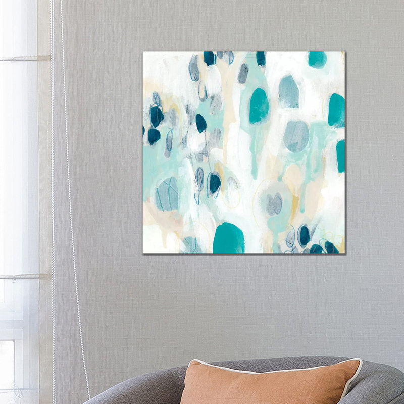 Sky Pebbles II by June Erica Vess - Wrapped Canvas Painting, 66.04 cm H x 66.04 cm W x 1.91 cm D