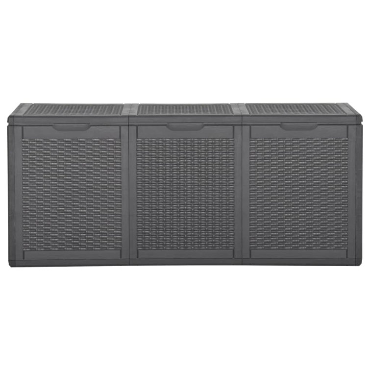 VidaXL 71 Gallons Polypropylene Storage Bench