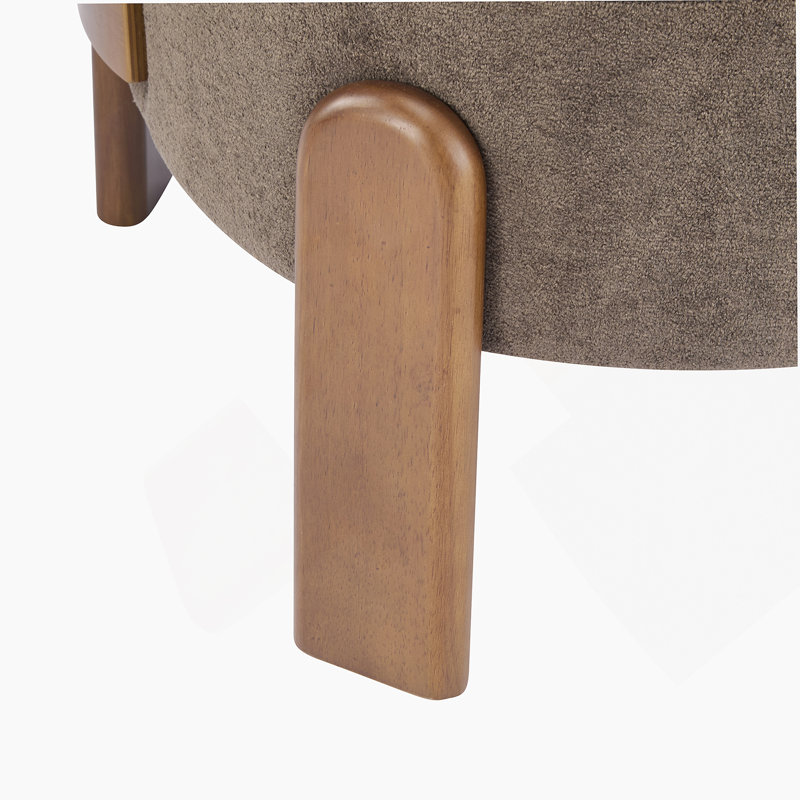Fauteuil à oreilles Cozy, Marron foncé