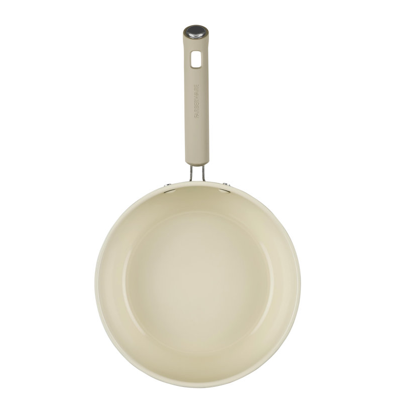 Farberware Truecook Ceramic Plus Induction Chef's Pan, 3.5-Quart, Taupe