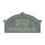 Plaque d'adresse murale sur 2 lignes Roselyn-523387060-523387057