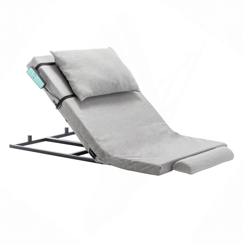 Dossier de lit électrique réglable - capacité de poids de 300 lb, levage de 4 à 68 °, tissu lavable à la machine - pour les personnes âgées, la grossesse, les patients, l'aide aux personnes à mobilité réduite - s'adapte à la plupart des cadres de lit