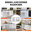 VEVOR 36x21 Inch BBQ Island Access Door Outdoor Kitchen Door Stainless Steel