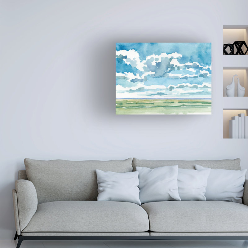 «Open Sky Study I» par Emma Caroline - impression sur toile tendue, H 14 po x l 19 po x p 2 po