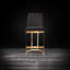 Upholstered Counter Stool with Metal Frame-86677622-86510418