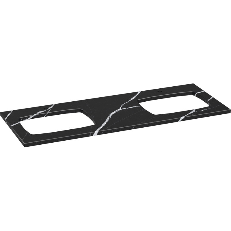 Dessus de meuble-lavabo 61 po Silestone Quartz, Marquina éternelle