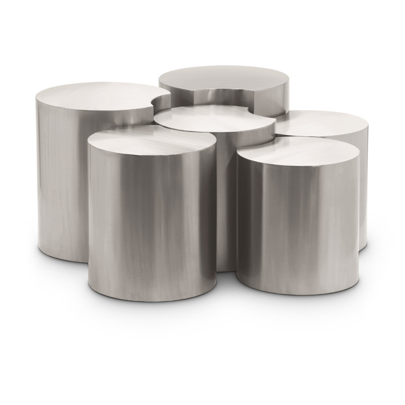 Hylie Coffee Table, Silver