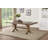 Visconti Extendable Dining Table in Gray Oak