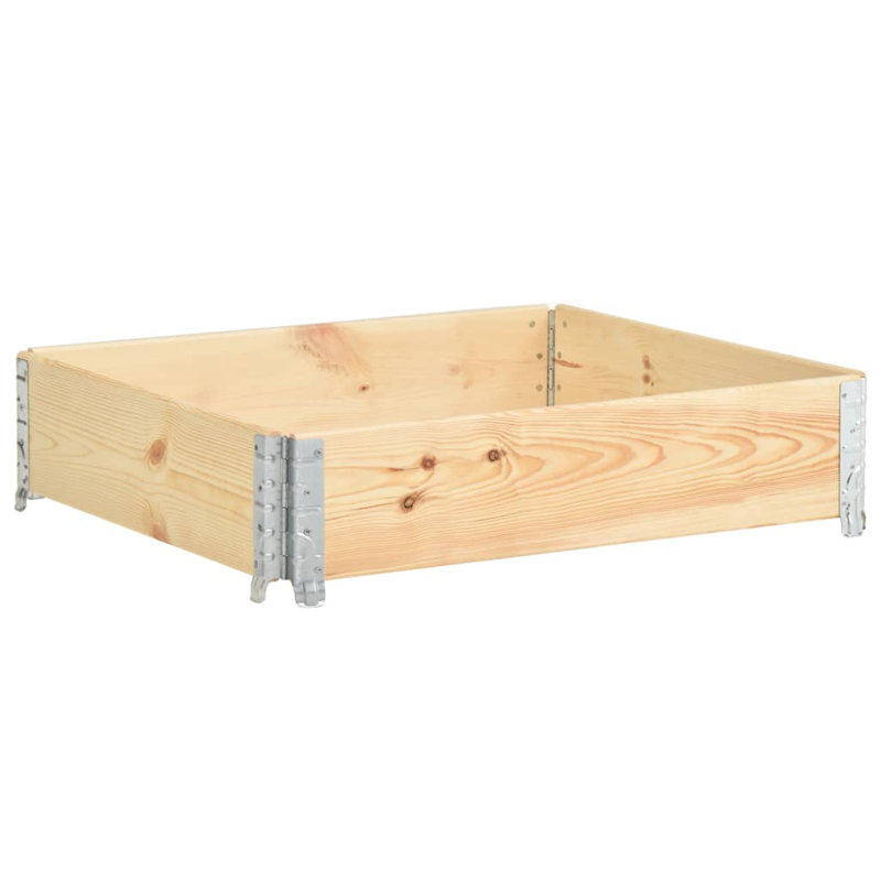 Malachi Wood Planter Box, 19cm H x 100cm W x 100cm D