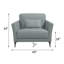 Fauteuil en cuir véritable touffeté Mishkat-70673198